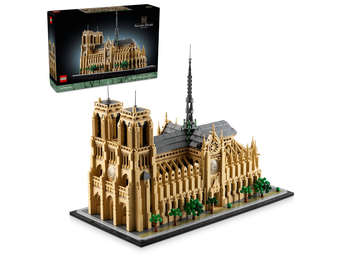 🤩🤩🤩😍🤩😍😍🤩😍

Le modèle @LEGO_Group de la cathédrale Notre-Dame sera disponible dans moins d’un mois !

OMG, the Lego model of Notre-Dame will be available in less than a as month!

#stunning #architecture #cantwait #waou