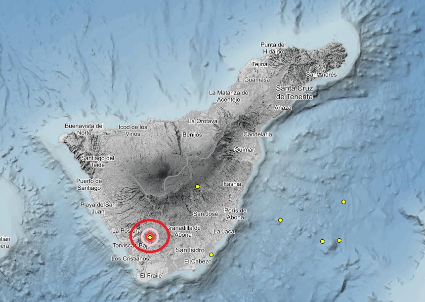 #Sismo de 1.4 en Tenerife, #Arona a 16km de profundidad.   14:20:06
#sismos #canarias #tenerife #teide #volcan #volcano #canaryislands #earthquake #terremoto #terremotos #AHORA #españa #Spain #temblor