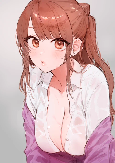 「濡れちゃったねー」 