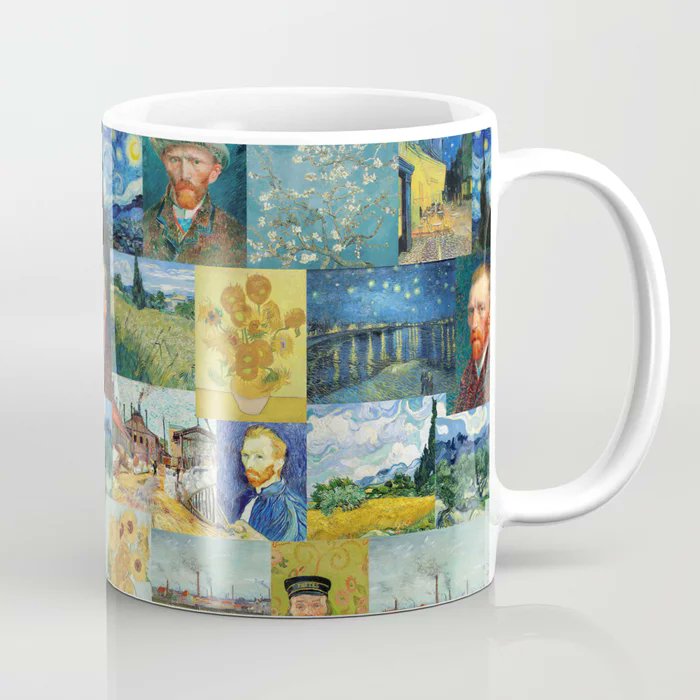 Van Gogh Coffee Mug >> society6.com/product/van-go… #vanGogh #CoffeeMug #mugs #art #painting