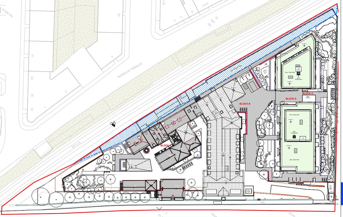 Planning permission submitted for the Caley Brewery site in Slateford. Approval should include a large section 75 agreement for active travel improvements in the area such as full set of pedestrian crossings at the nearby junctions, plus improved links to the canal [24/02059/LBC]