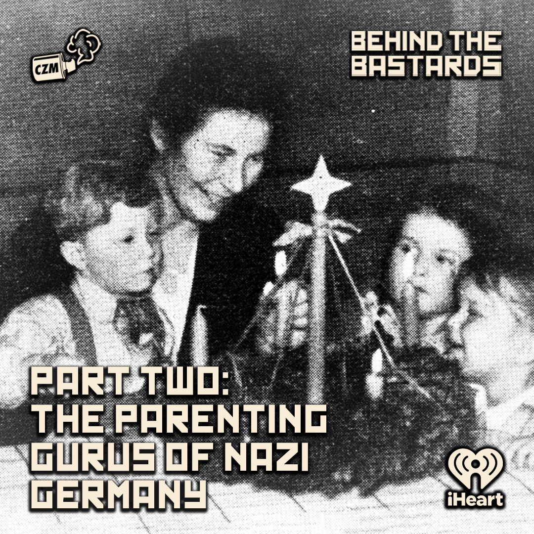 New @bastardspod @IwriteOK introduces @magpiekilljoy to Johanna Harer, the chief Momfluencer of Nazi Germany, whose pop science parenting book was endorsed by Hitler himself. During what historians refer to as his 'Oprah period'. @why_sophie_why iheart.com/podcast/105-be…