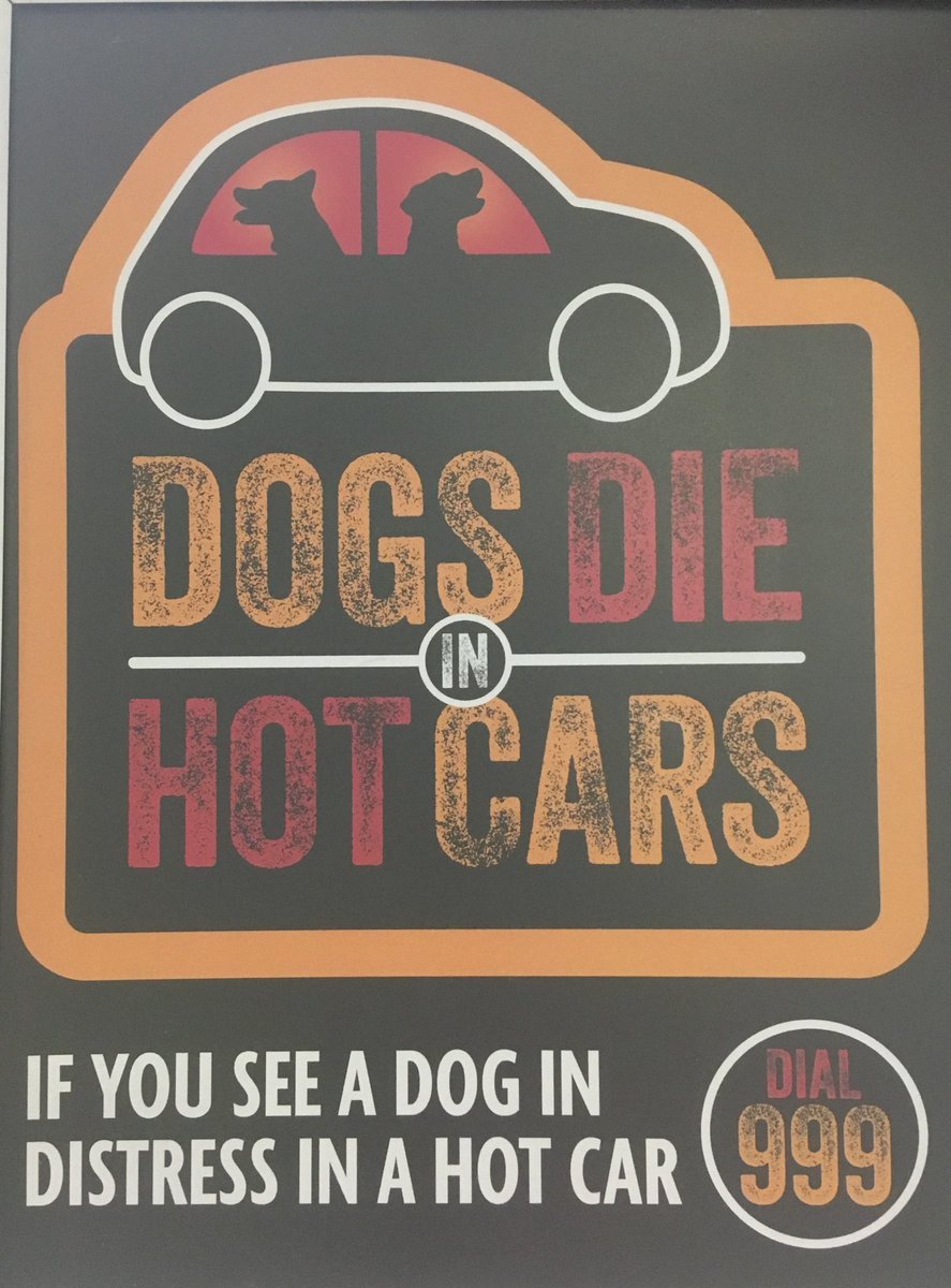 As the warm spell is already here, it’s just a reminder NOT to leave Pets in cars. Temperatures inside cars rise quickly even on days like today when it’s only been around 20 degrees outside. #RoadSafety