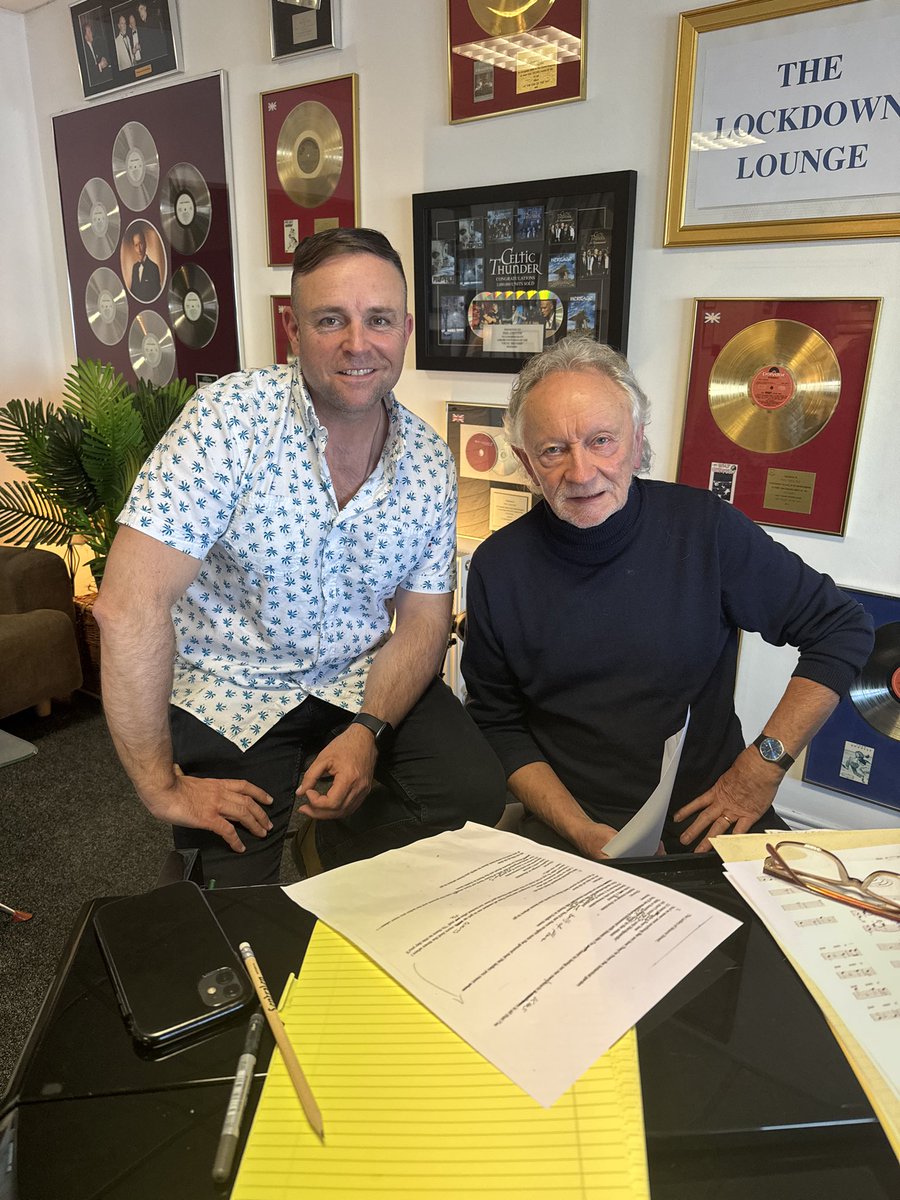 @darrenholden72 and the legendary @Phil_Coulter creating new music today. #NewMusic #NewMusic2024