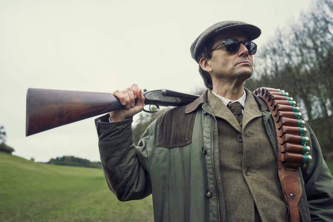Promo photo of David Tennant from the forthcoming drama Rivals