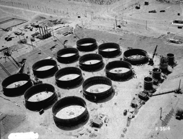 The Single-Shell Tanks are a total of 149 tanks in 12 groups called tank farms which were built between 1943 and 1964. These tanks store highly radioactive and chemically hazardous waste. The tanks hold about 28 million gallons of waste in the form of sludge, salt cake.