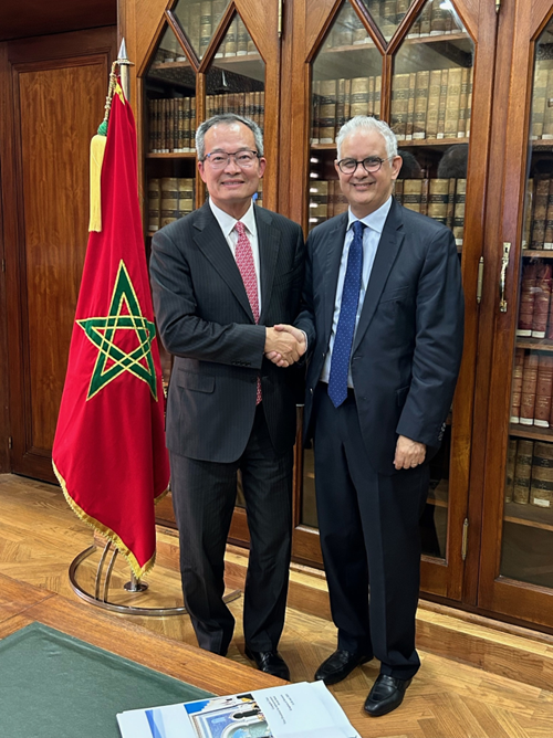 Excellent meeting with Minister @nizar_baraka , Morocco’s Minister of Infrastructure & Water. We discussed the country’s infrastructure & logistics strategy.