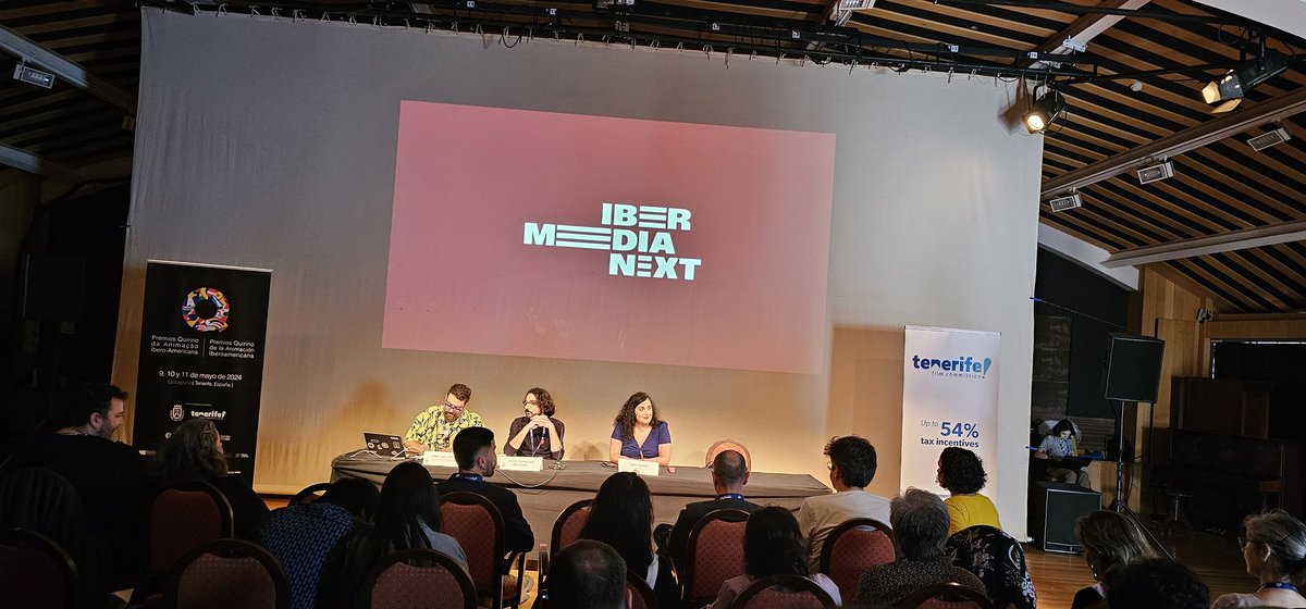Presentación de Ibermedia Next en @PremiosQuirino @TenerifeFilm