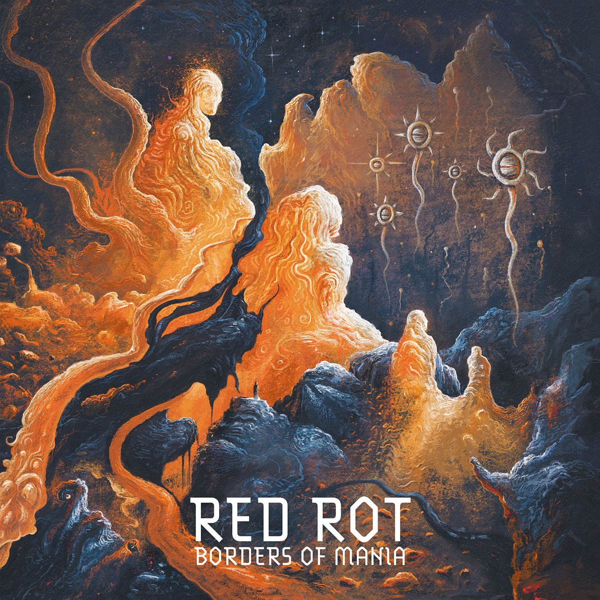 Red Rot present their sophomore record, 'Borders of Mania', a day before it releases to the world via Hammerheart Records.

decibelmagazine.com/2024/05/09/alb…

#redrot #doommetal #extrememetal #hammerheartrecords