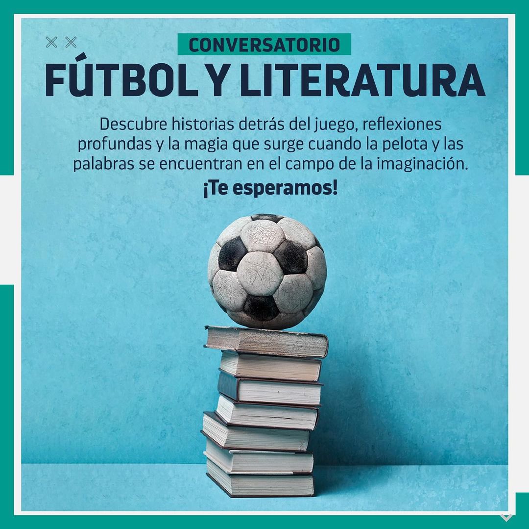 🛑 ¡Les recordamos que mañana a las 18h00 tendremos el conversatorio de Fútbol y Literatura en colaboración con Ánima USFQ en el auditorio del ISTFQ! 🛑

Están cordialmente invitados a esta especial charla que les ofrecerá una perspectiva única sobre el fútbol y la expresión a
