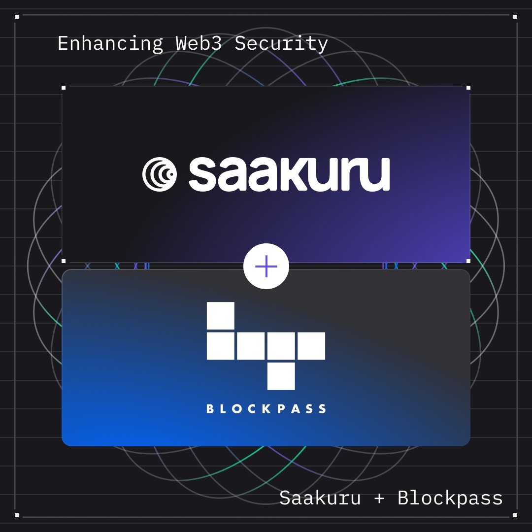 🚀 New Partnership Announcement!

We’re partnering with @BlockpassOrg, enhancing the #Web3 solution with Blockpass’ verification services for safer, regulated engagement on Saakuru’s ( $SKR) innovative blockchain and developer suite.

Continue for more about this partnership 🧵👇