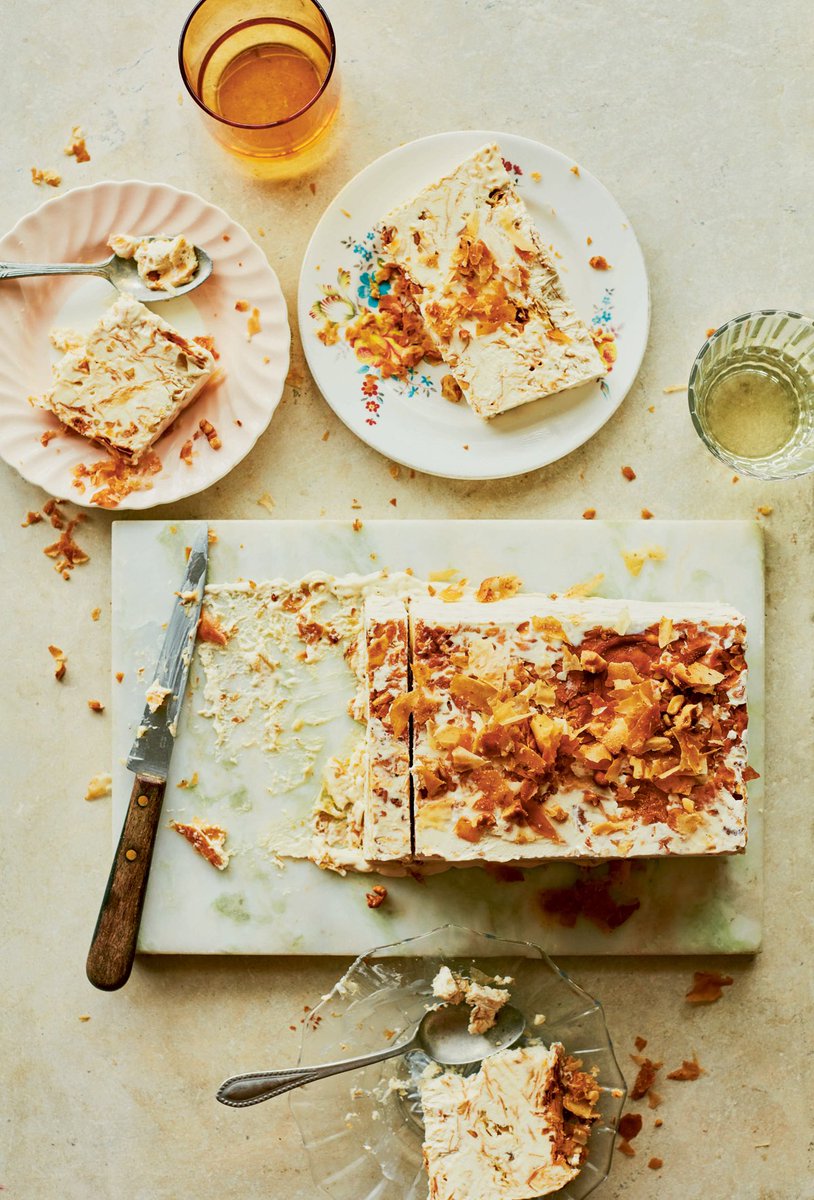 This week’s #CookbookCorner features the fabulously inspiring #Greekish: Everyday Recipes With Greek Roots by Georgina Hayden. Read more about it, and get her recipe for Baklava Ricotta Semifreddo here: nigella.com/cookbook-corne…