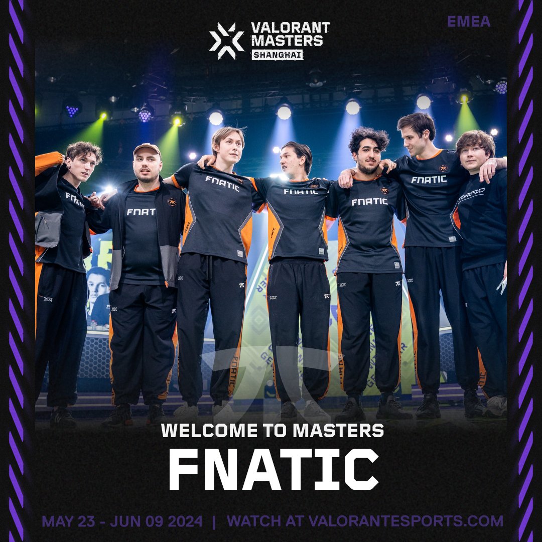 FNATIC is locked in for #VALORANTMasters Shanghai!