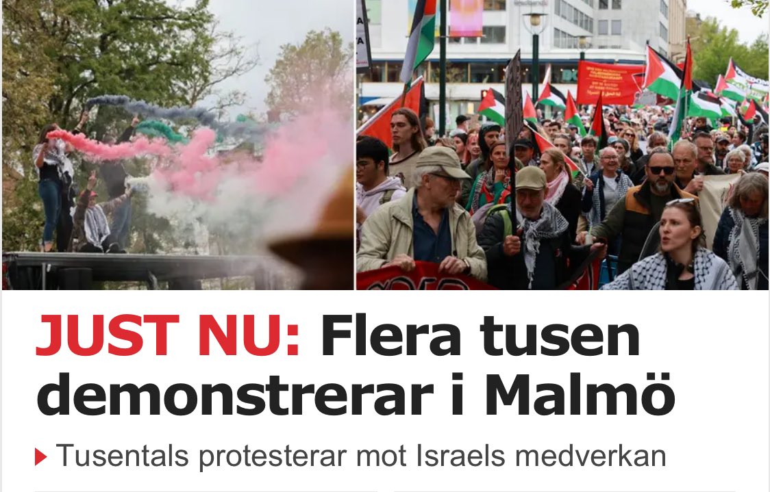 Hej @svtnyheter och @Nyheterna. Kan judar visa öppet att dom är judar i Malmö idag? Om inte, varför? Rapporterar ni sakligt om orsaken till det massiva judehatet? Ww2 skulle ju aldrig få upprepas. Judeutrotningen. Missade muslimerna och ni i lågbegåvningsvänstern det? #svpol