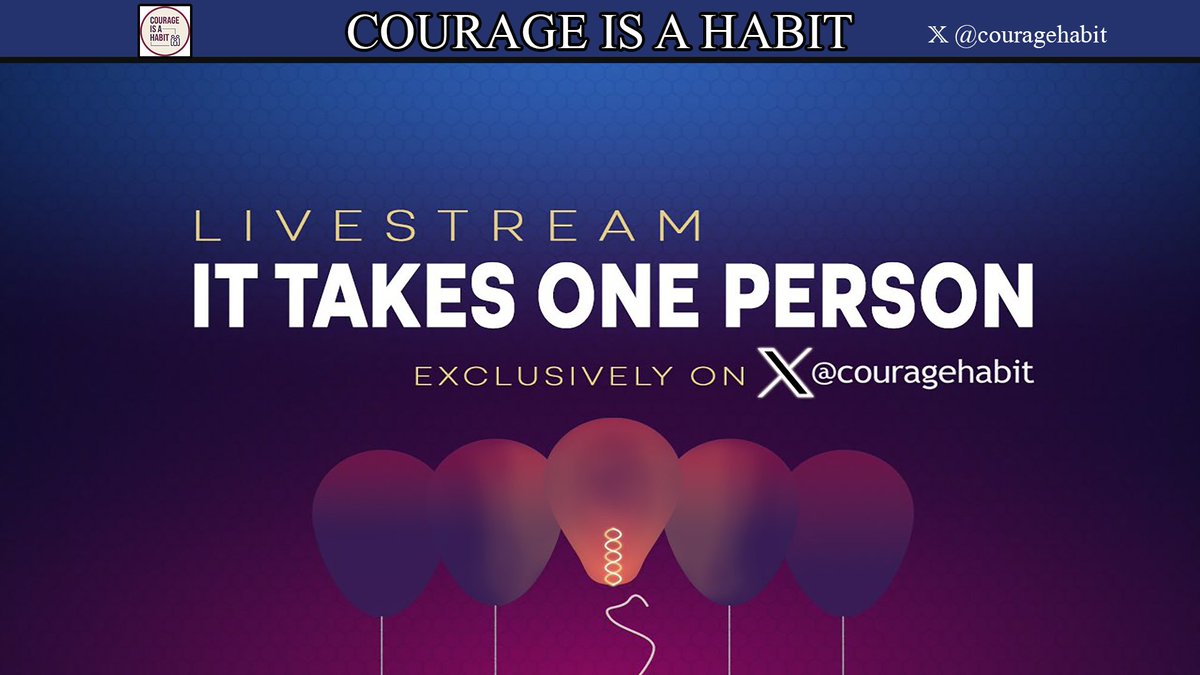 Courage Is A Habit Exclusive Series: ‘It Takes One Person’ Episode 9 📽️May 9th 3pm est, Broadcast on X x.com/CourageHabit/s… Special guest Nicole Solas @Nicoletta0602 ▶Material covered: 🔥Boy Scouts Renamed 🔥Reject inclusive language 🔥“Rhode Island Mom Nicole Solas…