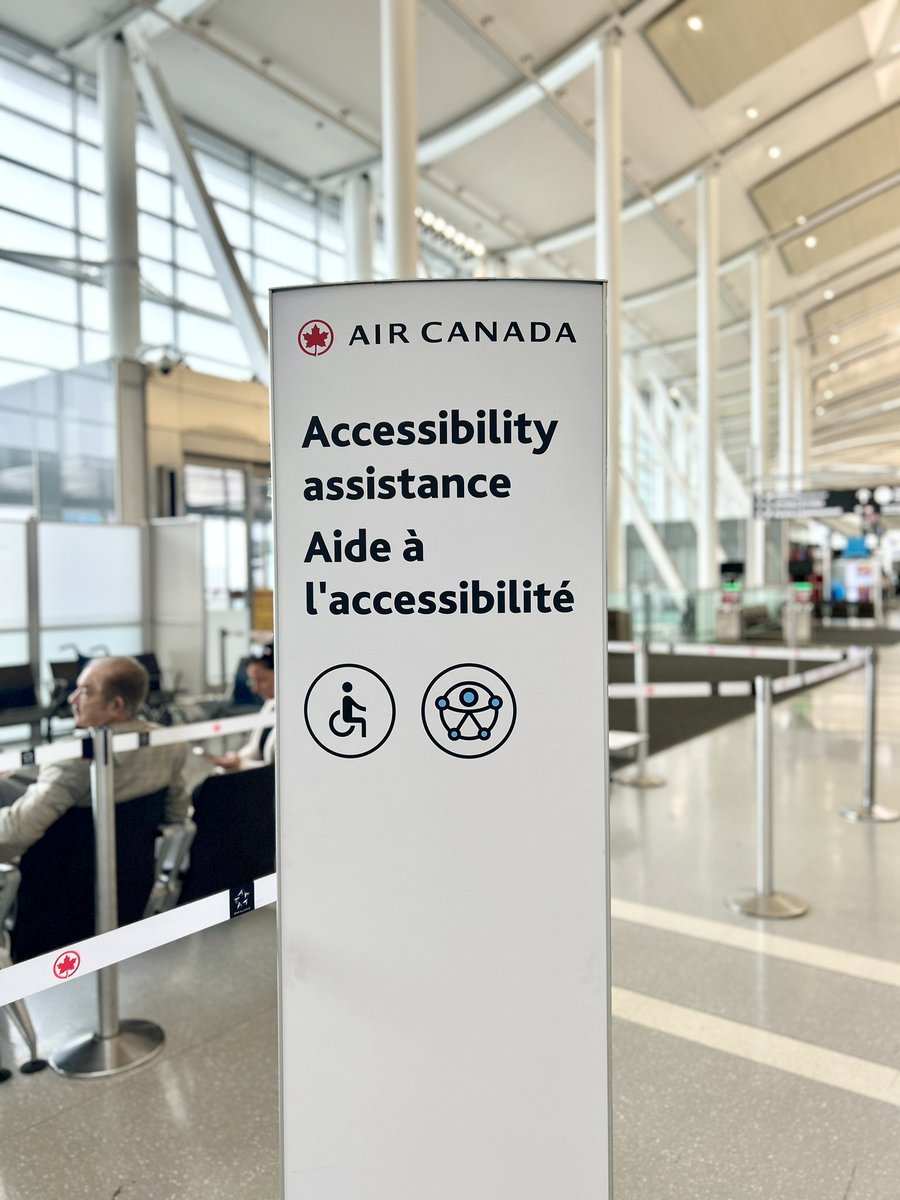Accessibility assistance at Toronto Pearson International Airport, Canada