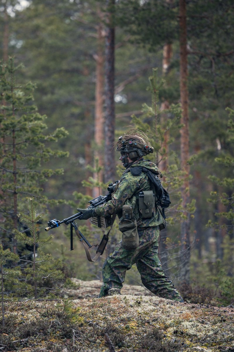 Finnish Army troops at ex. Arrow 24 (2024)