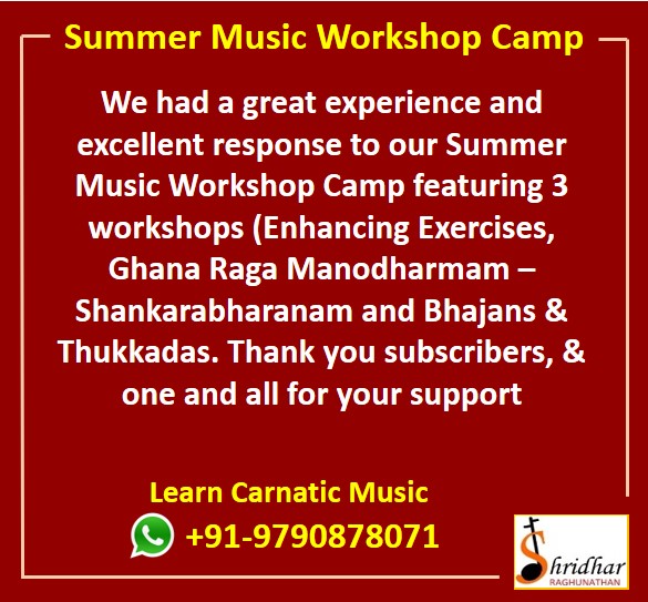 #musician #music #musiclover #carnaticmusic #workshop #workshops2024 #summerworkshop #thankyou #thankyouforyoursupport #ThankYouGod #thankful