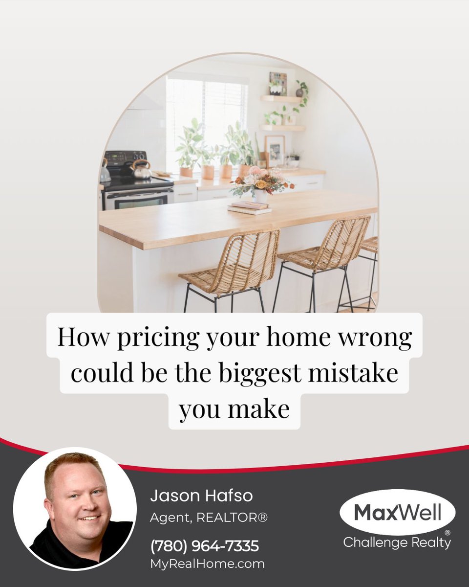 Pricing your home correctly is one of the most important things you can do.

If you want to see what your home could sell for on our market, reach out, and let's chat!

#homepricing #housepricing #listingprice #sellersagent #MyRealHome #YEGRealEstate
