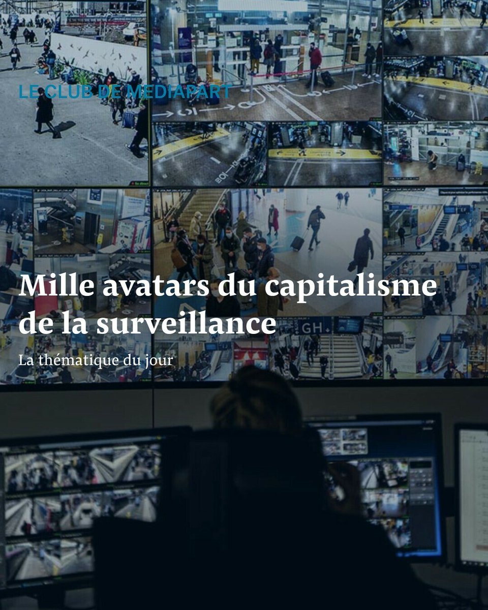 À l'approche des Jeux Olympiques, cette grand-messe sportive appelée à être une dystopie sécuritaire, exploration des divers aspects que revêt le capitalisme de la surveillance. 👉‍ l.mediapart.fr/fsp