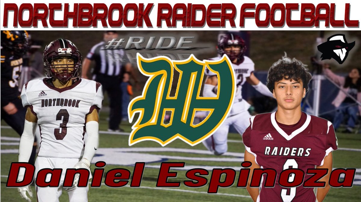 Andres Gomez (@gomezican) on Twitter photo Congratulations to these <a href="/NHS_Raiders1/">Northbrook Football</a> for signing on to play college football today. We are very proud of all of your growth and dedication. Thank you for representing <a href="/northbrookhigh/">Northbrook High School</a> and <a href="/SBISD/">Spring Branch ISD</a>
<a href="/ChristianNajar0/">Christian</a> <a href="/Dade_Delva/">Dade Delva</a> <a href="/LightsOnDaniel/">Daniel Espinoza</a> <a href="/KenPerkins81/">Kenneth Perkins</a>
#RIDE Congratulations to these <a href="/NHS_Raiders1/">Northbrook Football</a> for signing on to play college football today. We are very proud of all of your growth and dedication. Thank you for representing <a href="/northbrookhigh/">Northbrook High School</a> and <a href="/SBISD/">Spring Branch ISD</a>
<a href="/ChristianNajar0/">Christian</a> <a href="/Dade_Delva/">Dade Delva</a> <a href="/LightsOnDaniel/">Daniel Espinoza</a> <a href="/KenPerkins81/">Kenneth Perkins</a>
#RIDE