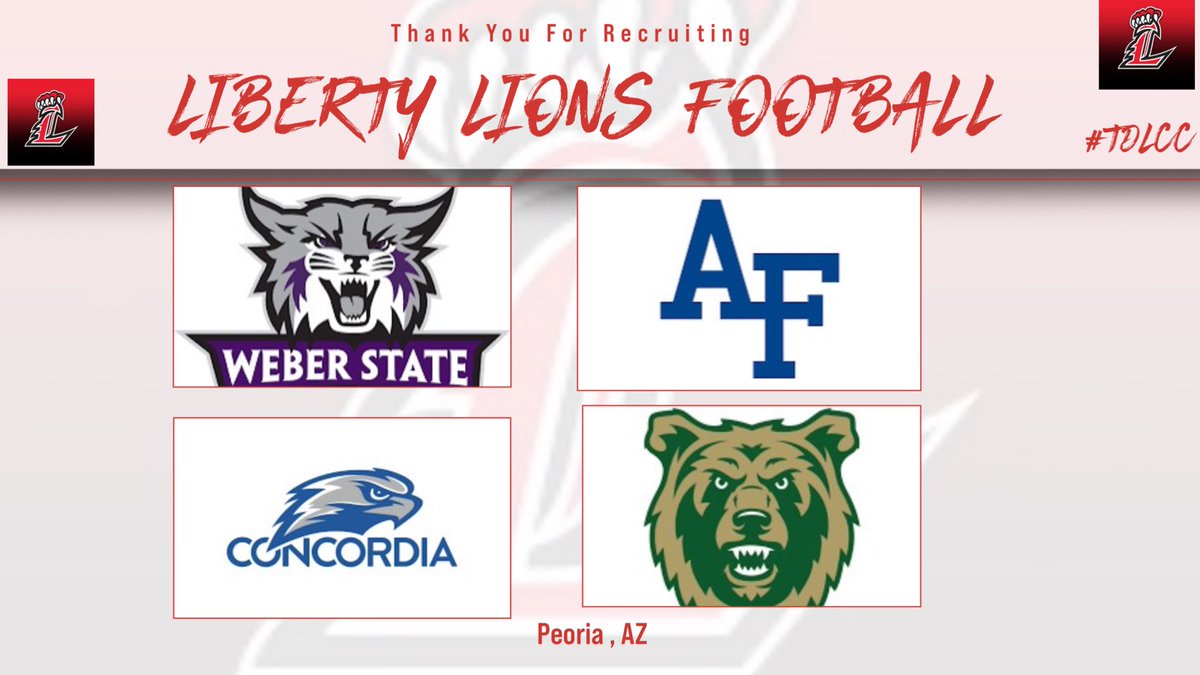 Thank you to all of these great programs for showing up to recruit Liberty today! #TDLCC