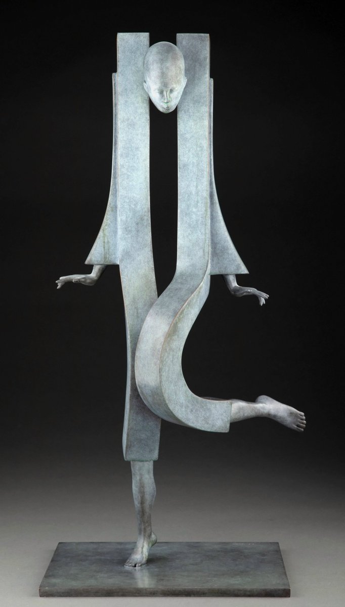 Mr. Swing nd Jean Louis Corby (b. 1951) Patinated bronze