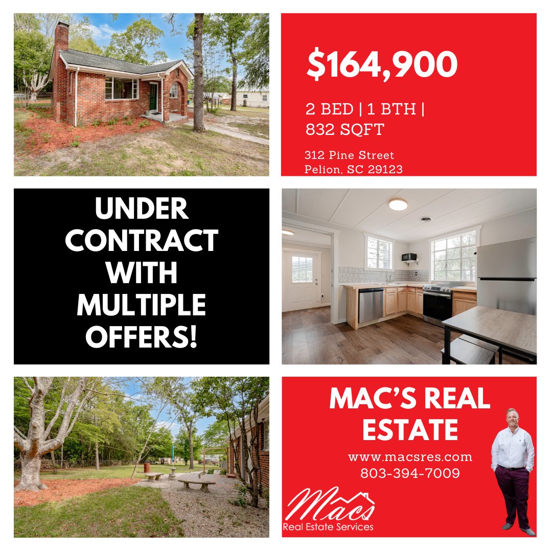 312 Pine Street is already under contract after being on the market for 1 weekend! It was listed for $164,900 & received multiple offers after being listed for 4 days. Just like our weather, the market is hot, hot, hot!
#UnderContract #RealEstate #MacsRES #HotMarket #FamouslyHot