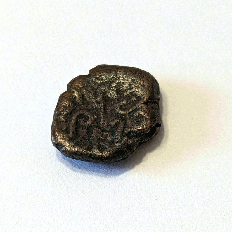 Ancient Indian Coin, INDIA Princely State COPPER coin at COINeredShop etsy.me/420qFkJ