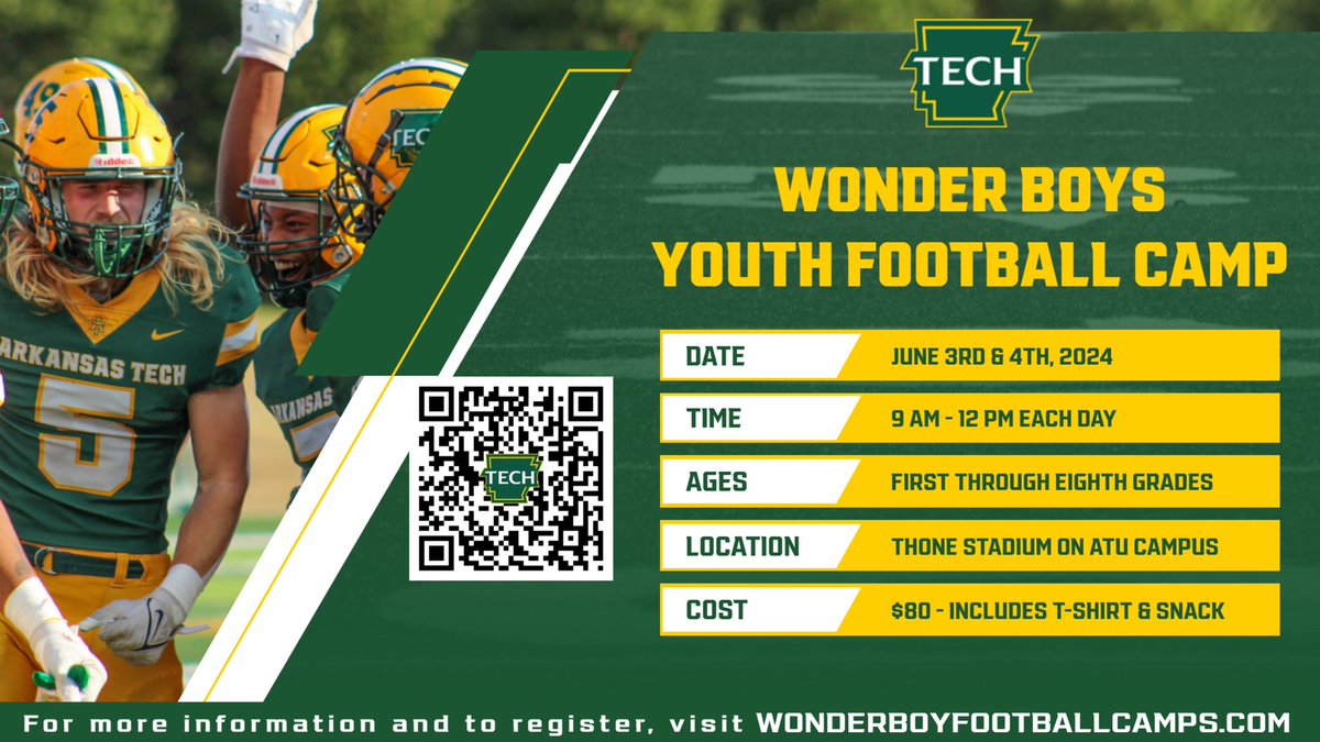 Less than a month away from our youth football camp!! Parents please follow the link below and get your young ones signed up for our two-day youth camp!! #LinkItUp🔗