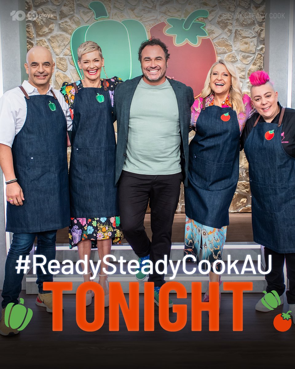 It's the sweetest episode yet! 🍬 @thesweetassasin and @ANNAPOLYVIOU team up with entertainment royalty @AngelaBishop and @JessRowe! 🤩

#ReadySteadyCookAU 7.30 Tonight on @Channel10AU and 10 Play.