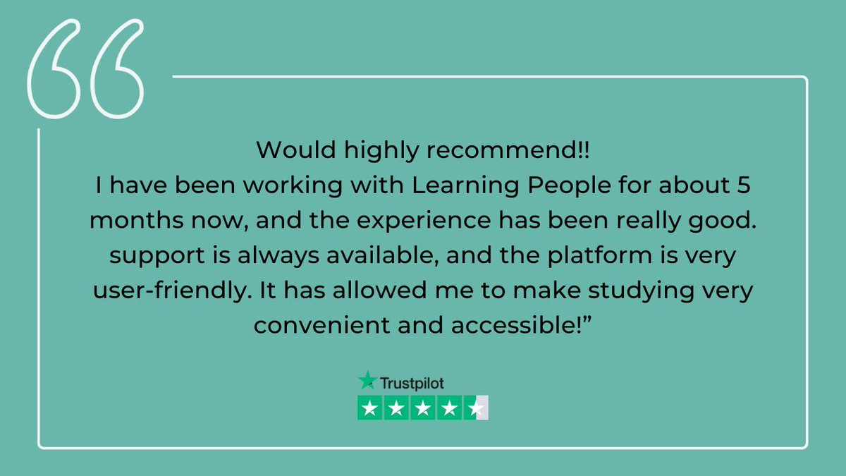 Thank you for the kind review, Kevon! ⁠
⁠
🔗 Find out more about our training: bit.ly/4drFouF
⁠
#career #careergoals #careeradvice #onlinelearning #onlineeducation