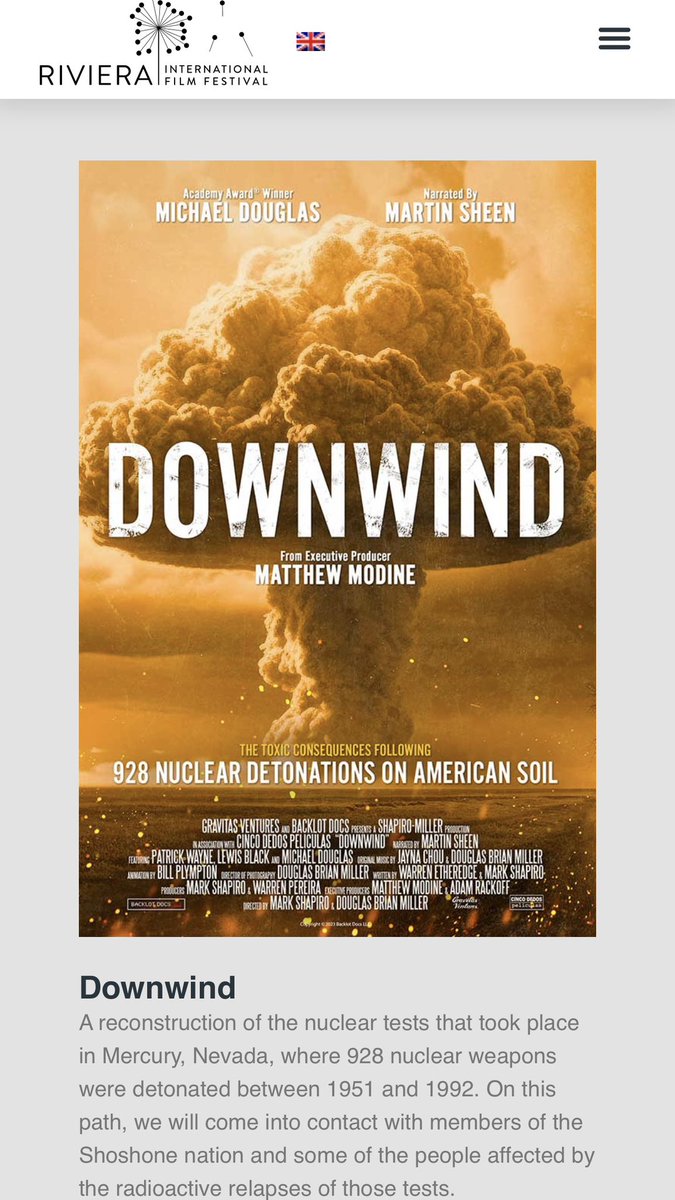 AdamRackoff's tweet image. Three films I helped produce are playing at the Riviera International Film Festival this weekend.

rivierafilm.org