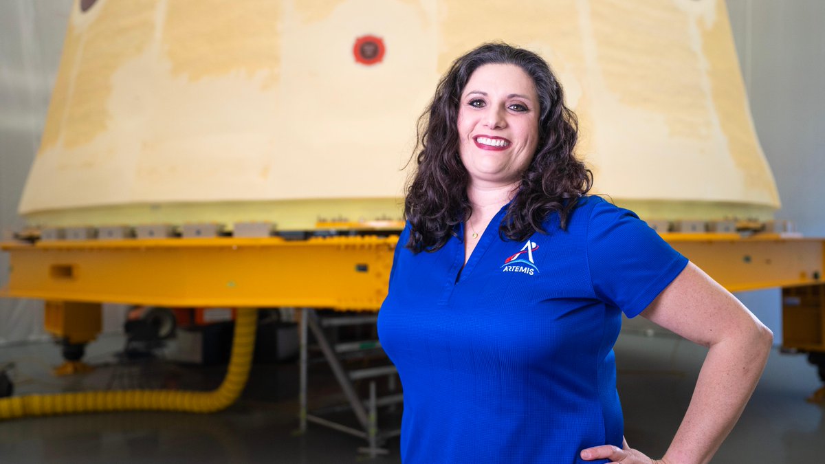 Meet Lauren Fisher! Fisher is a structural materials engineer at @NASA_Marshall and an integral part of the #ArtemisGeneration working on the vehicle launch stage adapter for SLS. Learn more about this adapter and the role Lauren plays in its build>>go.nasa.gov/4by7H90