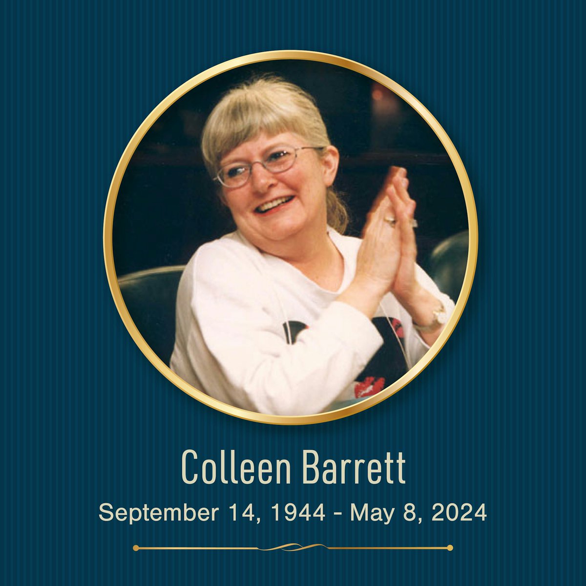 Colleen Barrett was the “heart and soul” of Southwest Airlines who left behind a legacy of service. She will be deeply missed.