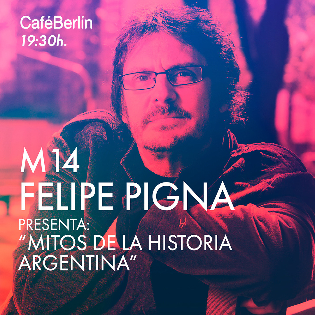 Una gran alegría presentar en Madrid: “Los mitos de la historia argentina”. Será una noche muy especial en el @cafeberlinmadrid Nos vemos el próximo 14 de mayo a las 19:30 en Madrid Conseguí tu entrada en cafeberlinentradas.com