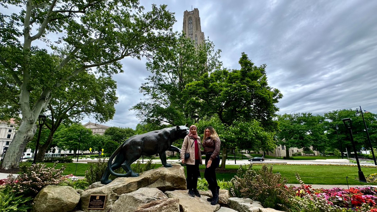 ELI students went on a tour of campus this afternoon and rubbed the panther's nose for good luck. Welcome to summer term 2024! #LearnEnglish #StudyEnglish #StudyInTheUSA #StudyWithUs #ingles #inglés #inglês #영어 #الإنجليزية #英文單字 #ingilizcekursu #ingilizce #İngilizce