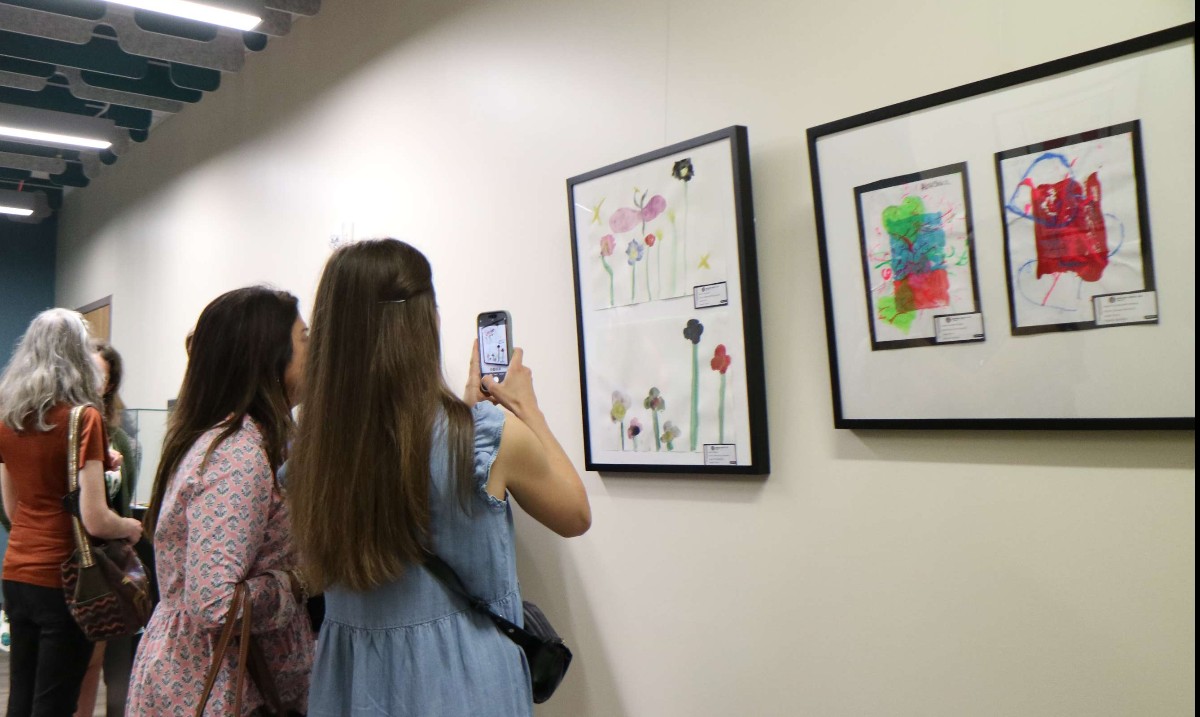 SO FUN!! Wednesday, we held our first-ever PreK Artist Meet and Greet! 🎨🥹 If you missed out, you can still view the exhibition through the 17th at Gallery 7700 (located at 7700 Cornerwood Drive, Austin, TX 78717)!