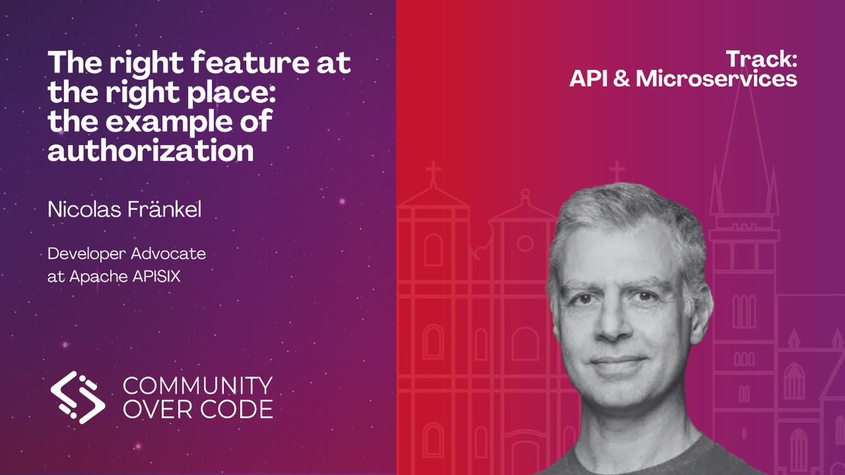 In this talk by @nicolas_frankel you will go through all steps toward making your system easier by introducing the Open Policy Agent (OPA) and the @ApacheAPISIX API Gateway. Don't miss it! Register at: eu.communityovercode.org