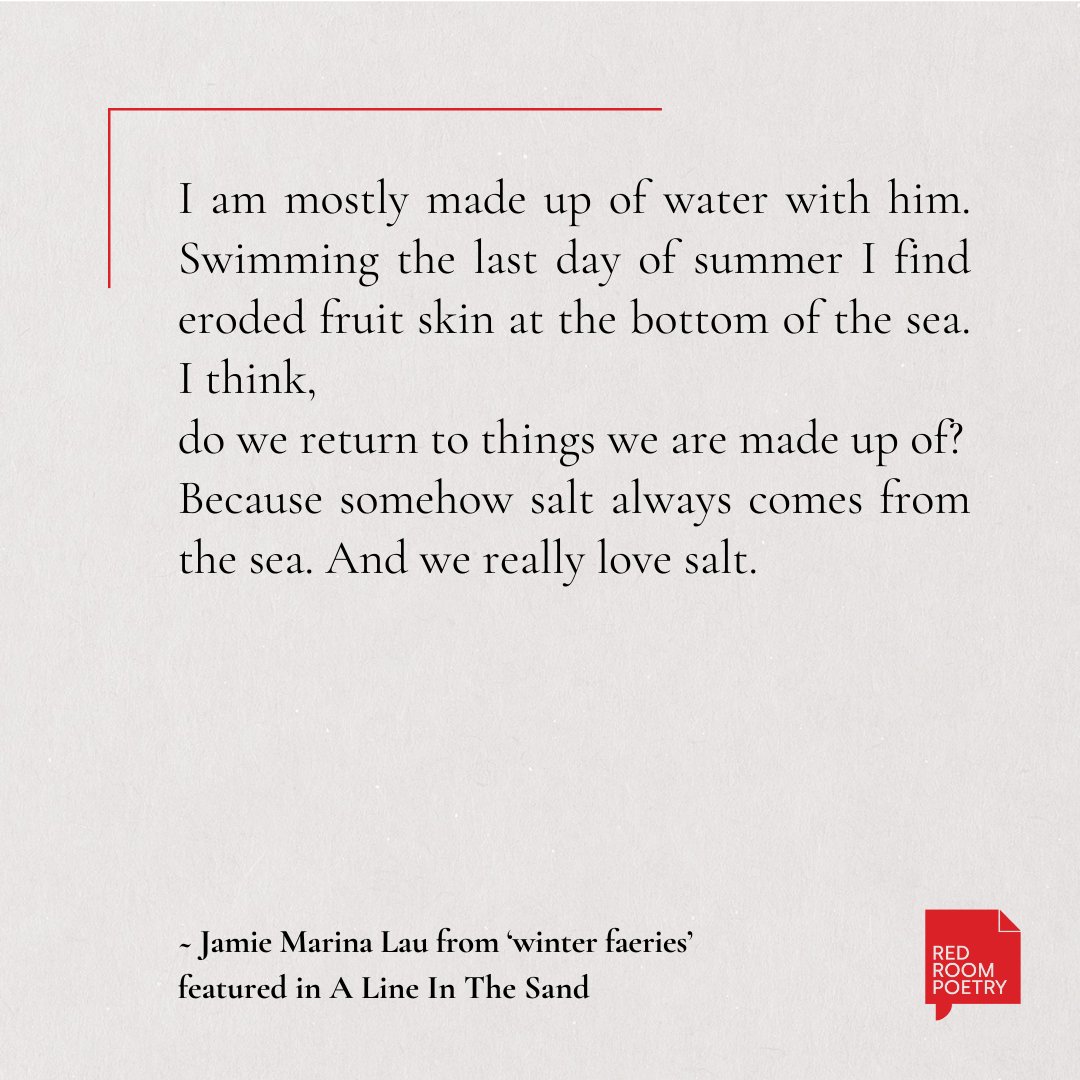 Join us at the @sydwritersfest for a live event live event hosted by Jennifer Wong featuring contributors as they read their work from the anthology A Line in the Sand. To find tickets for the event or to read Jamie’s full poem, click the link: loom.ly/AQ8JS7c