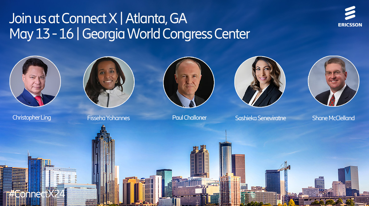 The greatest minds in #connectivity are coming together at @ConnectX_USA 🧠✨

Join us in #Atlanta on May 13–16 to connect with industry innovators and @ericsson experts on infrastructure connectivity solutions and more: m.eric.sn/zGQc50RAY0n

#ConnectX24