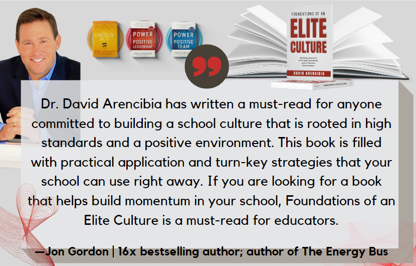 Excited that Foundations of an Elite Culture is still holding strong as the #1 New Release in its category! Thank you, @JonGordon11, for supporting this book with your endorsement! Head to connectEDD.org to learn more and grab your copy today! #EliteCulture