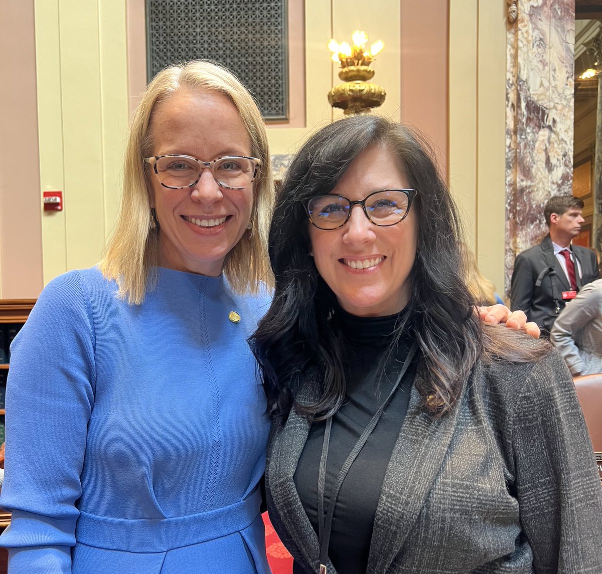 Proud of and grateful to my colleague @gus_heather for her tireless work with law enforcement, advocates, constituents & colleagues to pass a bill to strengthen Minnesota’s straw purchases statute. It will help decrease gun violence and save lives. #GunViolencePrevention