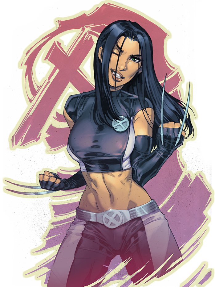 I wanted to draw her other outfit and have fun with the pose so I did this little alternate take on my x-23 piece! Is there an x23 outfit I should have drawn?? Original is still for sale in the shop ✏️ 🤘 NSFW on patreon 😁