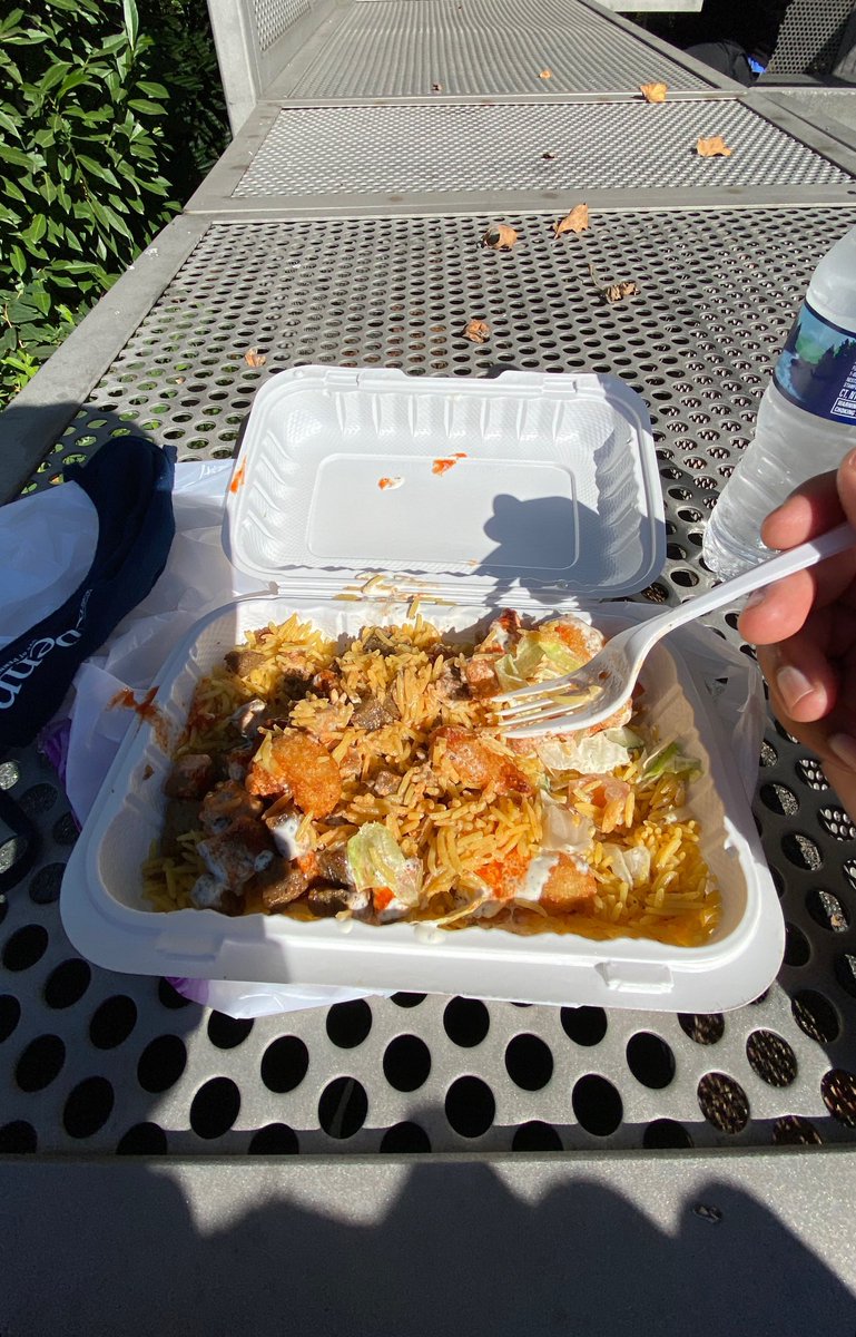 Insider food health tip. If you’re suffering from constipation just hit up a random halal cart and order combo over rice with extra sauce. I guarantee you you’ll be breakdancing on the toilet within an hour 😂😂😂