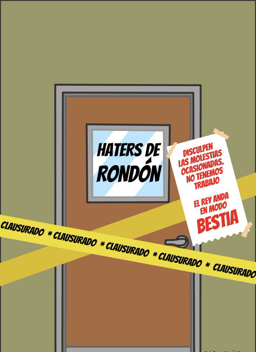 ¡𝗖𝗘𝗥𝗥𝗔𝗗𝗢 𝗛𝗔𝗦𝗧𝗔 𝗡𝗨𝗘𝗩𝗢 𝗔𝗩𝗜𝗦𝗢! 🚪🚫

#VenEx #Rondón #Humor #SoloVenex 

| 📸 Vía: @VinotinToons |