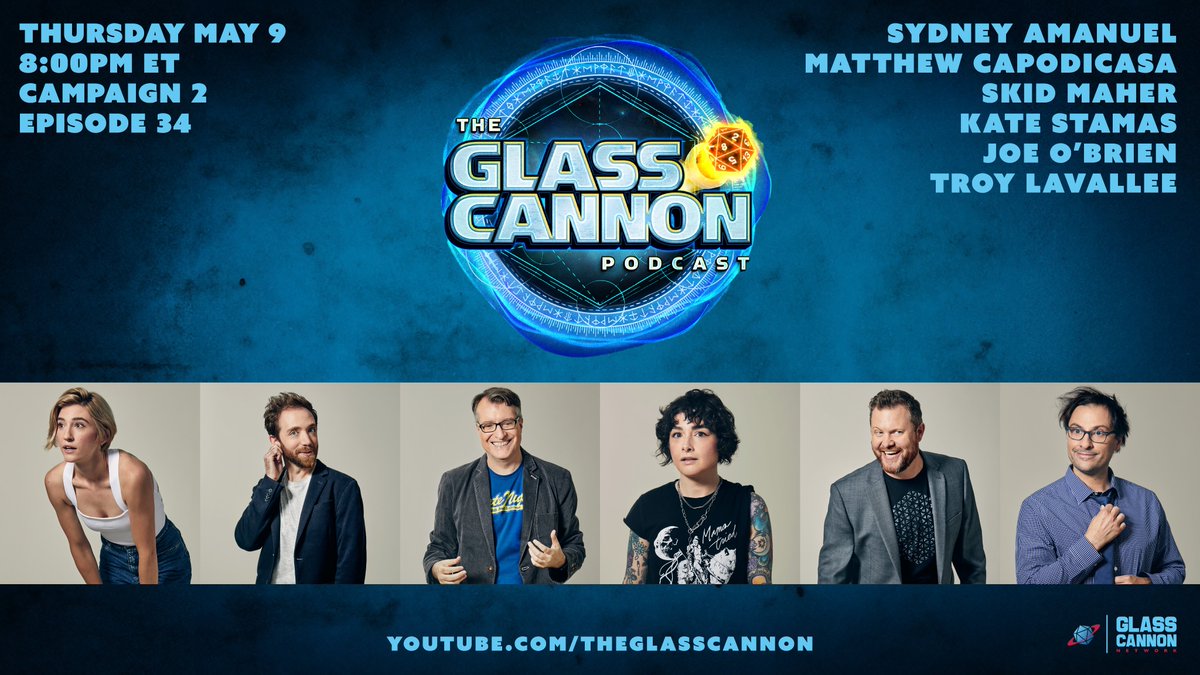 Caught between a rock and a wet place! The Glass Cannon Podcast Campaign 2 Episode 34 airs tonight at 8PM ET on YouTube. youtu.be/t5gAgH8cfLc