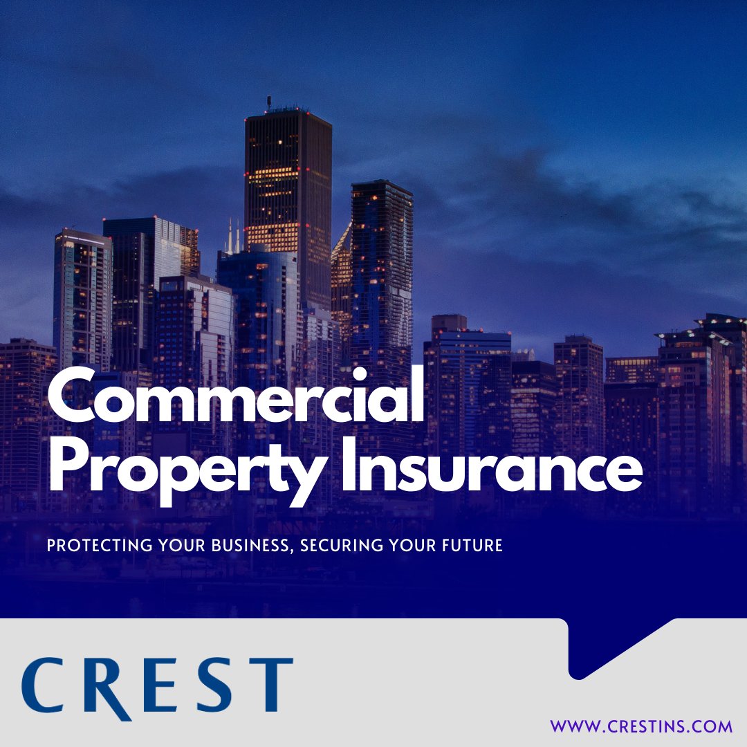 Our tailored commercial property insurance offers comprehensive protection for your valuable assets.

#commercialinsurance #commercialpropertyinsurance #crestinsurance