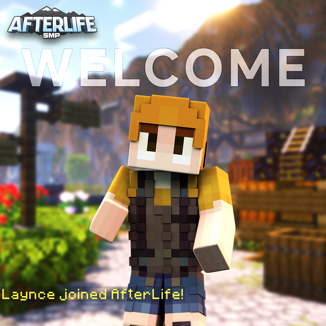 AfterLifeSMP's tweet image. We are excited to give a warm welcome to @layncemc and ztVypr who will be joining us on Season 5 of #Minecraft #AfterLifeSMP! 🥳
Please help us in giving the 2 for 1 special here a warm welcome to the group!
🤠 Laynce: laynce.afterlifesmp.com
🕵️♂️ ztVypr: ztvypr.afterlifesmp.com