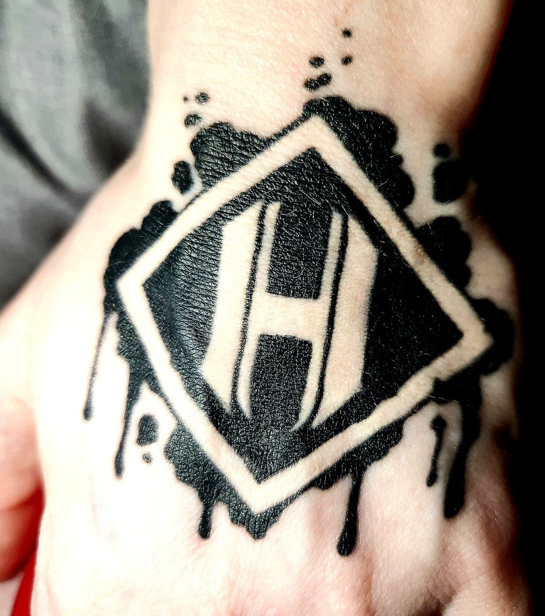 Finally, get to post about this. Went to the @citizensoldiero @iconforhire and @Halocene concert in Tennessee last night and surprised Halocene with this. They loved it, so yay!